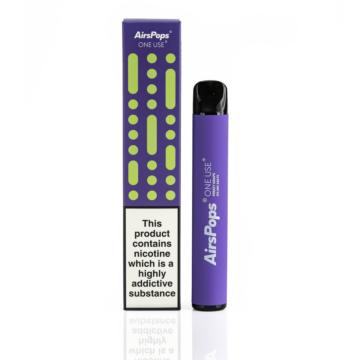 Airscream AirsPops Disposable Freezy Grape 5 Nic Salts