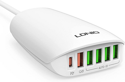 LDNIO Desktop Charger 65W Quick Charge