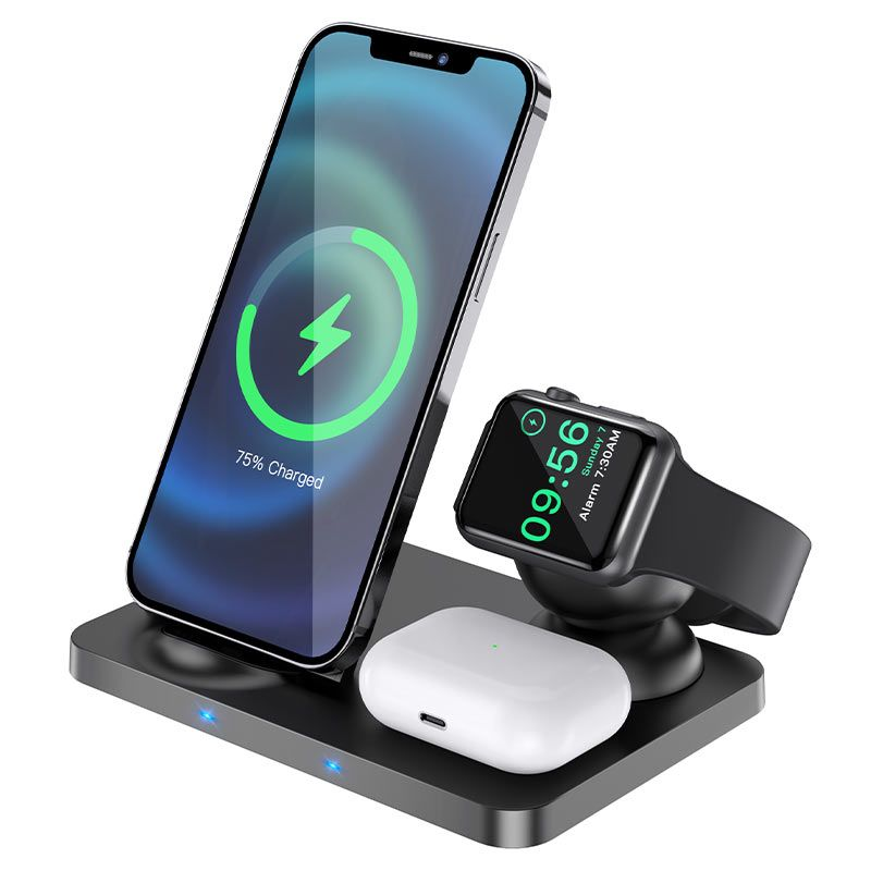 HOCO 3-in-1 Wireless Charging Station - Apple