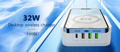 LDNIO Desktop Wireless Charging Station 32W