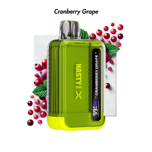 Nasty Bar 9K X Cranberry Grape | 5% Nicotine 9000 Puffs