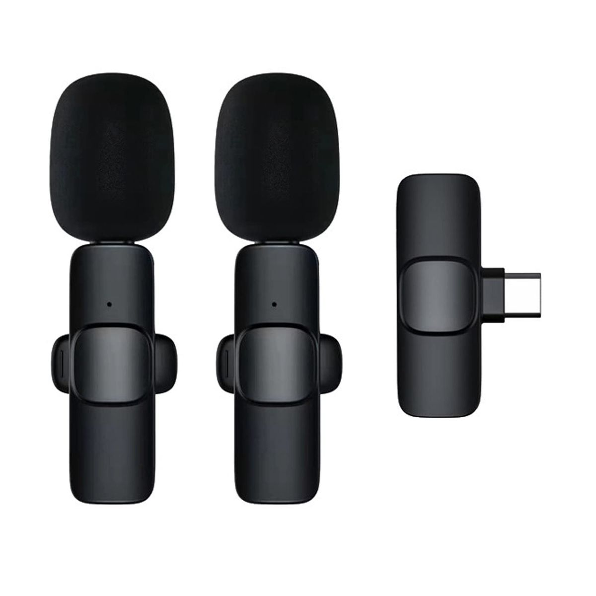 K9 Dual Wireless Lavalier Microphones - Type c & Lightning (IOS)