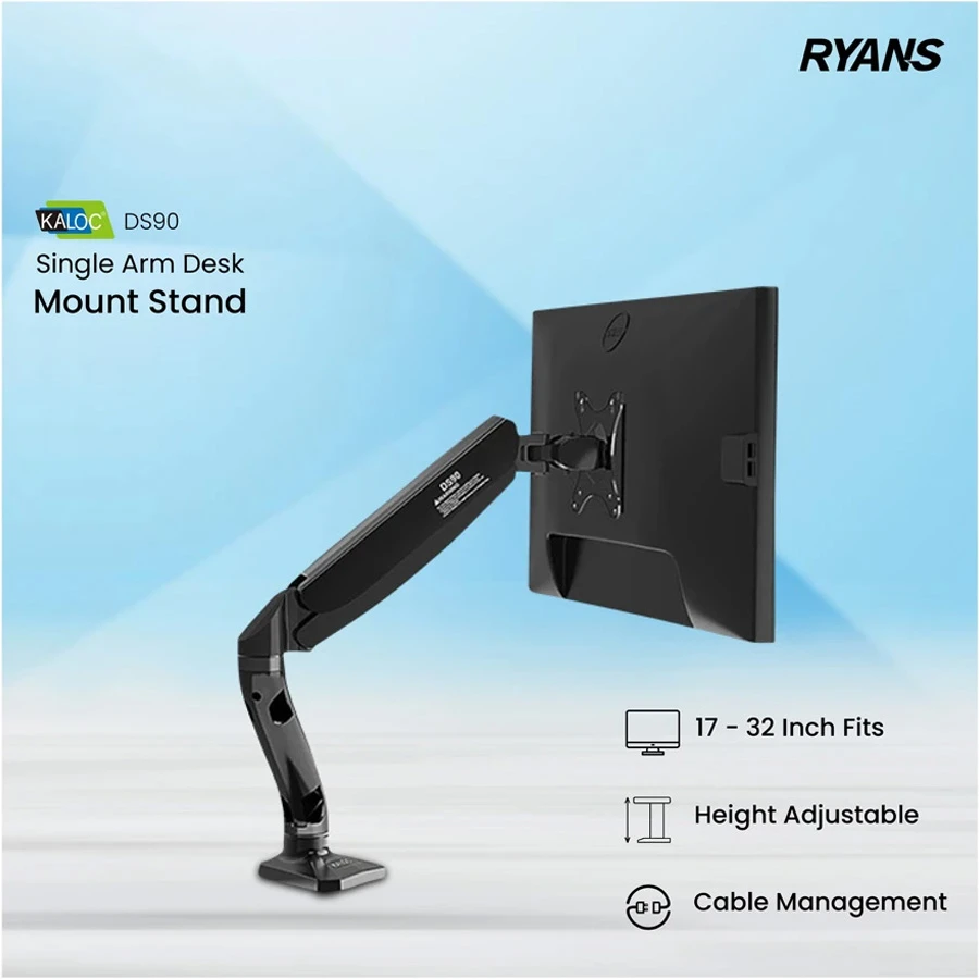 KALOC DS90 17-32 inch LCD/LED Monitor Single Arm Desk Mount Stand