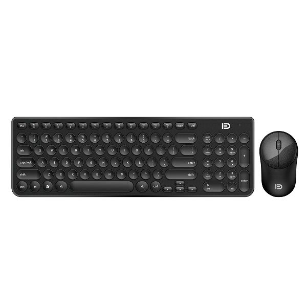 Round Keycap Style  Wireless Keyboard & Mouse (ik6630)