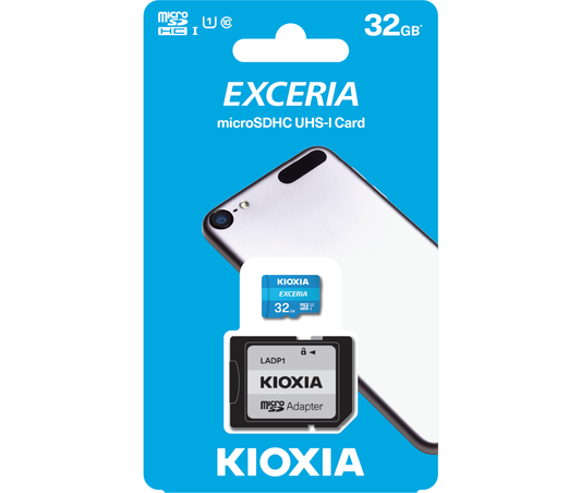 Kioxia 32GB 100Mb/s MicroSD Card C10 Exceria