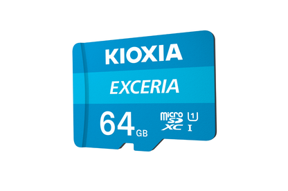 Kioxia 64GB 100Mb/s MicroSD Card C10 Exceria