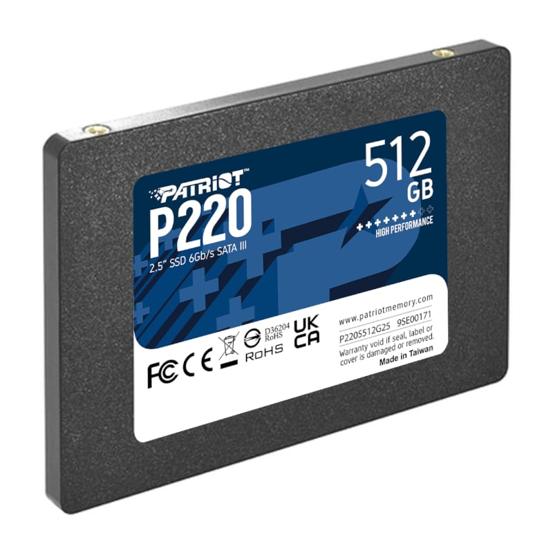 Patriot P220 512GB 2.5″ SSD