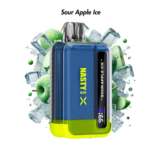 Nasty Bar 9K X Sour Apple Ice | 5% Nicotine 9000 Puffs