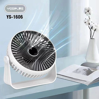 Mini Desk Fan YESPLUS YS-1606 (Rechargeable)