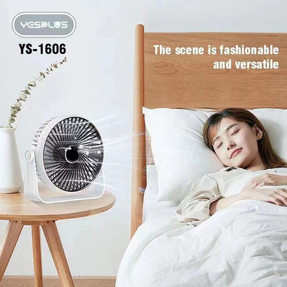 Mini Desk Fan YESPLUS YS-1606 (Rechargeable)