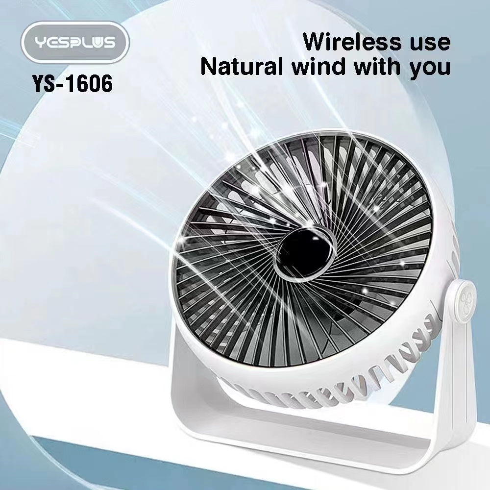 Mini Desk Fan YESPLUS YS-1606 (Rechargeable)